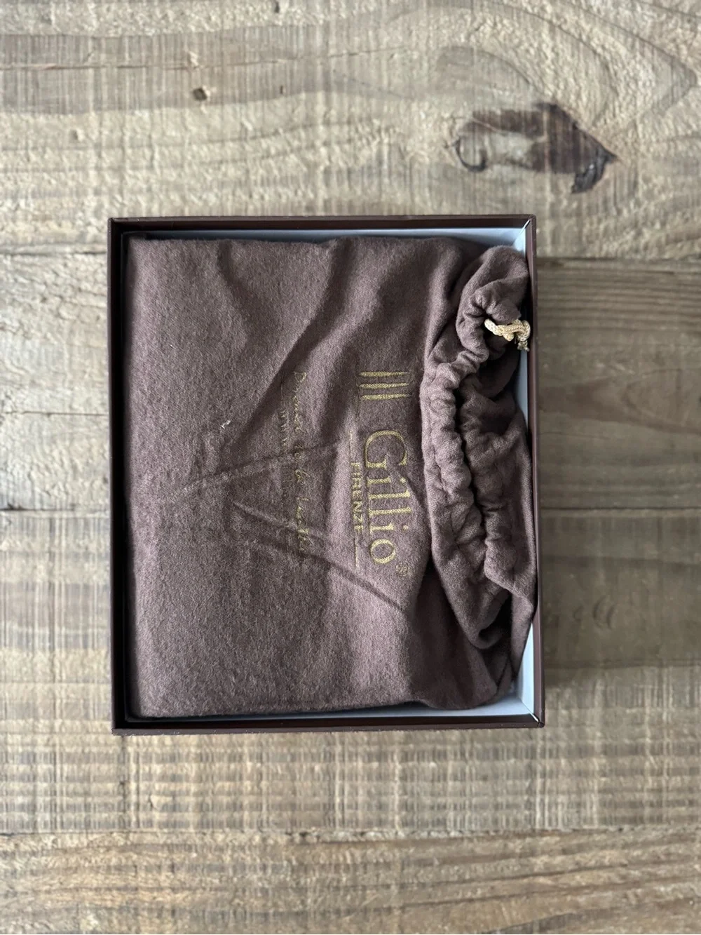 Gillio Medium Mia Cara Epoca leather Planner in Dark Brown (RARE 2016)